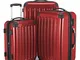 HAUPTSTADTKOFFER - ALEX - Set di 3 valigie, valigie rigide, trolley, bagaglio da viaggio o...