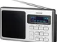 SENCOR SRD 6400 - Radio digitale DAB+ / FM con batteria ricaricabile, colore: Argento