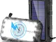 Powerbank Solare 26800mAh, Wireless Caricabatterie Solare Portatile 4 Porte (Massimo 5V/4....