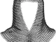 Mythrojan Chainmail Coif Cavaliere Medievale Rinascimentale Armatura Catena Cappuccetto Vi...