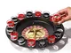 Clover USA Wholesaler-SPROULT-Maxamtrade 16-Shot Roulette Drinking Game Set, Nero/Rosso, 1...