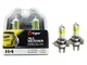 D-GEAR 1481380 Lampadine H4 H4 All Weather, 12V, Giallo, Confezioni da 2