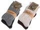 Brubaker 4 paia calzini in lana di pecora e cashmere miscelazione dei colori EU 39-42