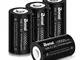 BONAI D Batterie Ricaricabili ad Alta Capacità 10000mAh HR20 1.2V Ni-MH Pile Ricaricabile...