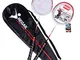 Racchetta da badminton professionale da allenamento per racchette da badminton 2PCS per es...