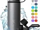 720°DGREE Bottiglia Termica “noLimit“ 950ml - Senza-BPA, Acciaio Inox, Doppia Parete, Prov...