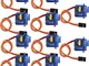 ALLOMN 10 PCS Servo Elicottero Micro Servo Airplane Servo Molto Ambizione Alta SG90 9g Min...