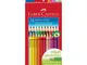 Faber-Castell 112424 Matita Colorata, 24 Pezzi