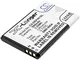 TECHTEK batterie compatibile con [Doro] 1350, 1361, 6520, 6530, DFC-0160, Primo 401, Primo...