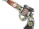WIDMANN Pistola Revolver Steampunk in Latex Party E Carnevale Costume Corredo, Multicolore...