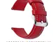 Cinturino in Pelle 22mm per Orologio, Fullmosa Cinturino Smartwatch Compatible con Amazfit...