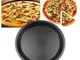 ZXD Pizza Cottura Set Piatto da Portata Vassoio di Latta Forno Grill Rack Antiaderente vas...