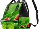 LORVIES Coccinelle con ombrello verde borsa fasciatoio borsa fasciatoio con tasche isolate...