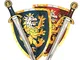 Liontouch 110LT Nobile Cavaliere Medievale Set da Gioco per Due, Blu e Rosso | Due Spade G...