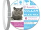 Rmolitty Collare Antipulci Gatto, Impermeabile Trattamento delle pulci Naturale per Grande...
