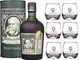 DIPLOMATICO RON RESERVA EXCLUSIVA 70 CL IN ASTUCCIO CON 6 BICCHIERI LOGO BIANCO