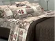 GoldenHome Set Lenzuola MATRIMONIALI/Completo Letto Emma: Coppia FEDERE + Lenzuolo sotto c...