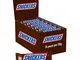 Snickers Barretta con Caramello e Arachidi Tostate Ricoperta al Cioccolato, 24 Barrette X5...