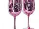 Moët & Chandon Ice Imperial - 2 bicchieri da champagne in vetro acrilico, colore: Rosa
