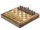 Chess Bazar - Set di scacchi da tasca da viaggio magnetico - Staunton 7 X 7 pollici da tav...