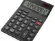 Sharp EL125TWH - Calcolatrice da scrivania, colore nero