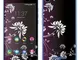 Royal Adesivo RS.119078 Adesiva per WIKO Lenny 2 con Motivo White And Purple Flowers