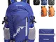 SPAHER Ultraleggero Zaino Escursionismo Pieghevole Trekking Borsone Impermeabile Daypack B...