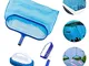 Lifreer Skimmer per Piscina a Rete Skimmer per Foglie a Rete fine Skimmer per Piscina Pisc...