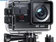 Victure Action Cam 20MP Ultra HD 4K Wi-Fi Impermeabile 40M Immersione Sott'Acqua 170° Gran...