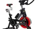 GOVITA Cyclette PROFESSIONALE Allenamento Spin Bike Professionale AEROBICO Home Trainer, B...