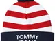 Tommy Hilfiger Americana Berretto con Pompon, Multicolore (Corporate), Unica (Taglia Produ...