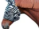 Kerbl 326119 - Maschera antimosche Zebra con paraorecchie, Pony