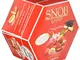 Crispo Confetti Snob Lieto Evento - Colore Rosso - 4 confezioni da 500 g [2 kg]