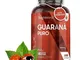 Guarana 4800mg Puro - 180 Capsule Vegane (Scorta 3 Mesi) - Integratore Dietetico a Base di...