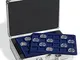 Leuchtturm 301163 coin case for 144 2-Euro coins in capsules, incl. 6 coin trays