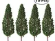 PiniceCore 10pcs 13cm Alberi del Modello Park Street Diorama Scenario Layout Miniature Pae...