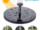 AISITIN Fontana Solare 3.5W Fontana Solare per Giardino con Pompa ad Acqua con Batteria da...