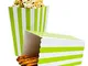 Scatole di Popcorn, Ouinne 24PCS Scatole Popcorn Sorpresa Modello di Banda Decorativi per...