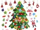 Feltro Albero Natale, 3.28ft Albero di Natale in Feltro per Bambini, DIY Albero Natale Fel...