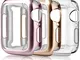 Amzpas 3 Pezzi Cover per Apple Watch Custodia Series 5/ Series 6/ Series 4 40mm, Protezion...