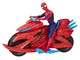 Hasbro Spider-Man- Spider-Man Personaggio con Veicolo Moto per Bambini da 4 Anni in su, Mu...