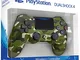 Sony - Dualshock 4 V2 Mando Inalámbrico, Color Verde Camuflaje - PlayStation 4 - [Spagna]