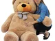 JOYFAY Grande Orsacchiotto 200cm 78" Orso di Peluche Gigante Marrone Chiaro Giocattoli di...