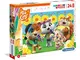 Clementoni 44 Cats Supercolor Puzzle-44 Gatti-24 maxi pezzi, Multicolore, 28500