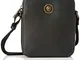 Guess King Mini Document Case, Bags Crossbody Uomo, Black, One Size