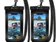 Syncwire Custodia Impermeabile Smartphone Borsa - 2 Pezzi 7 Pollici IPX8 Porta Cellulare S...