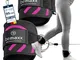 Set da 2 Cinghie per Caviglia, 1 Paio/ 2 Polsini Foderati, Cinturino Ankle Straps Caviglie...