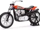 L.HPT Giocattoli per Bambini in Lega Modello pressofuso Modello 1972 XR750 Bici da Corsa M...