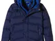 Tommy Hilfiger Down Jacket Cappotto, Blu (Medieval Blue 422), (Taglia Produttore:74) Bimbo