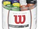 Wilson Confezione Overgrip, Bowl Overgrip, 50 pezzi, Colori assortiti, WRZ404300